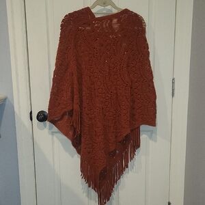 Asymetric Rust Poncho